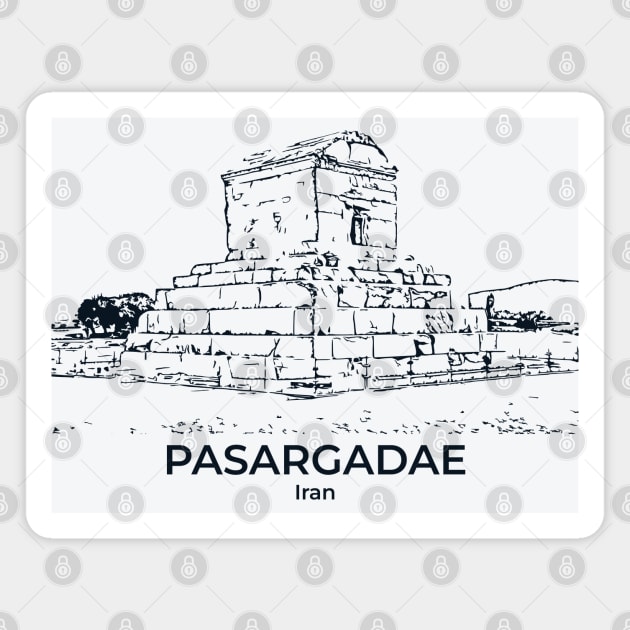 Pasargadae - Iran Magnet by Lakeric